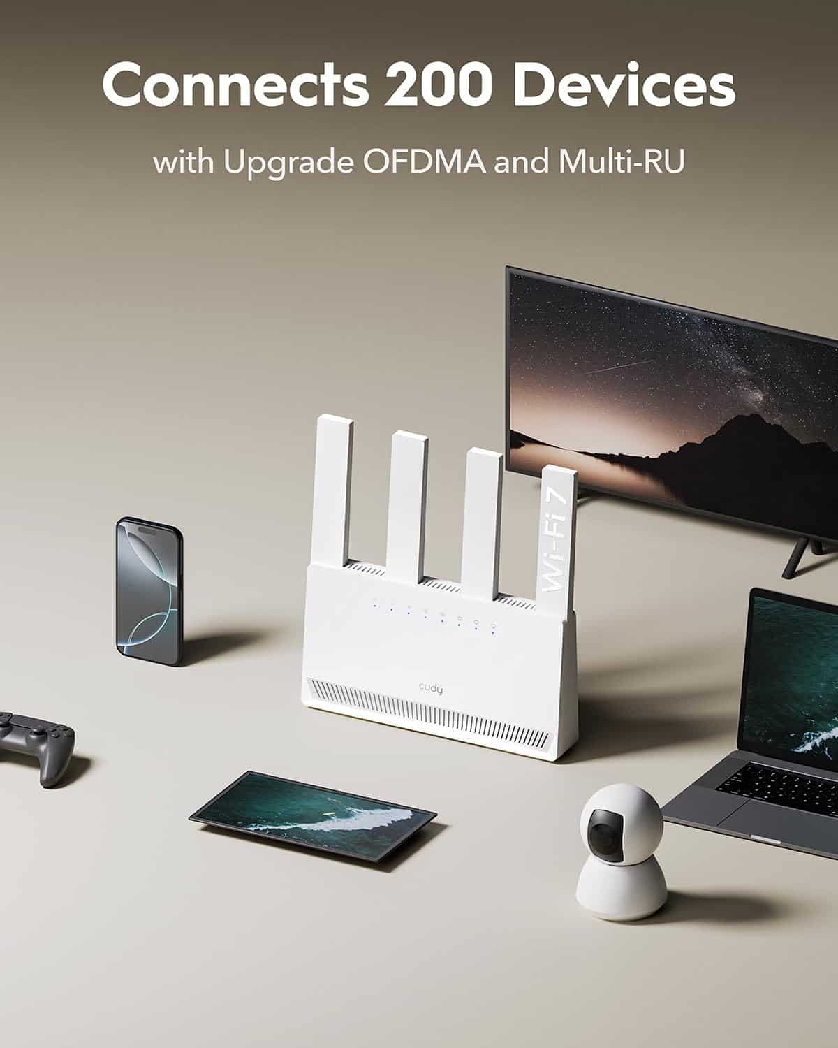 Router Wi-Fi Dual Band Cudy BE3600 WR3600E con 4 Puertos - Imagen 8