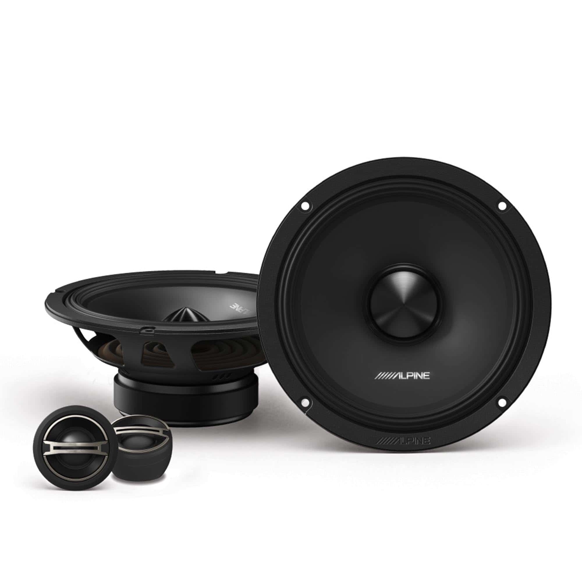 Alpine DM-65C-G Juego de Altavoces Componentes de 6.5", Par
