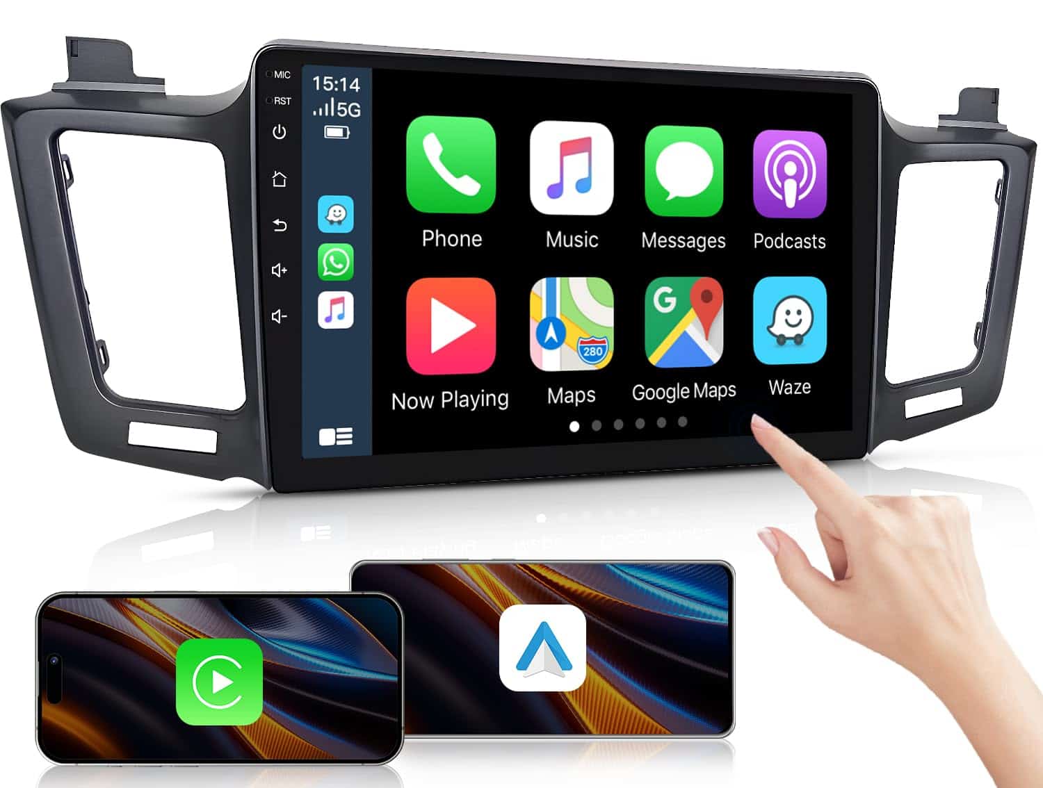 (8Core+32G) 5G WiFi Radio Estéreo para Toyota RAV4