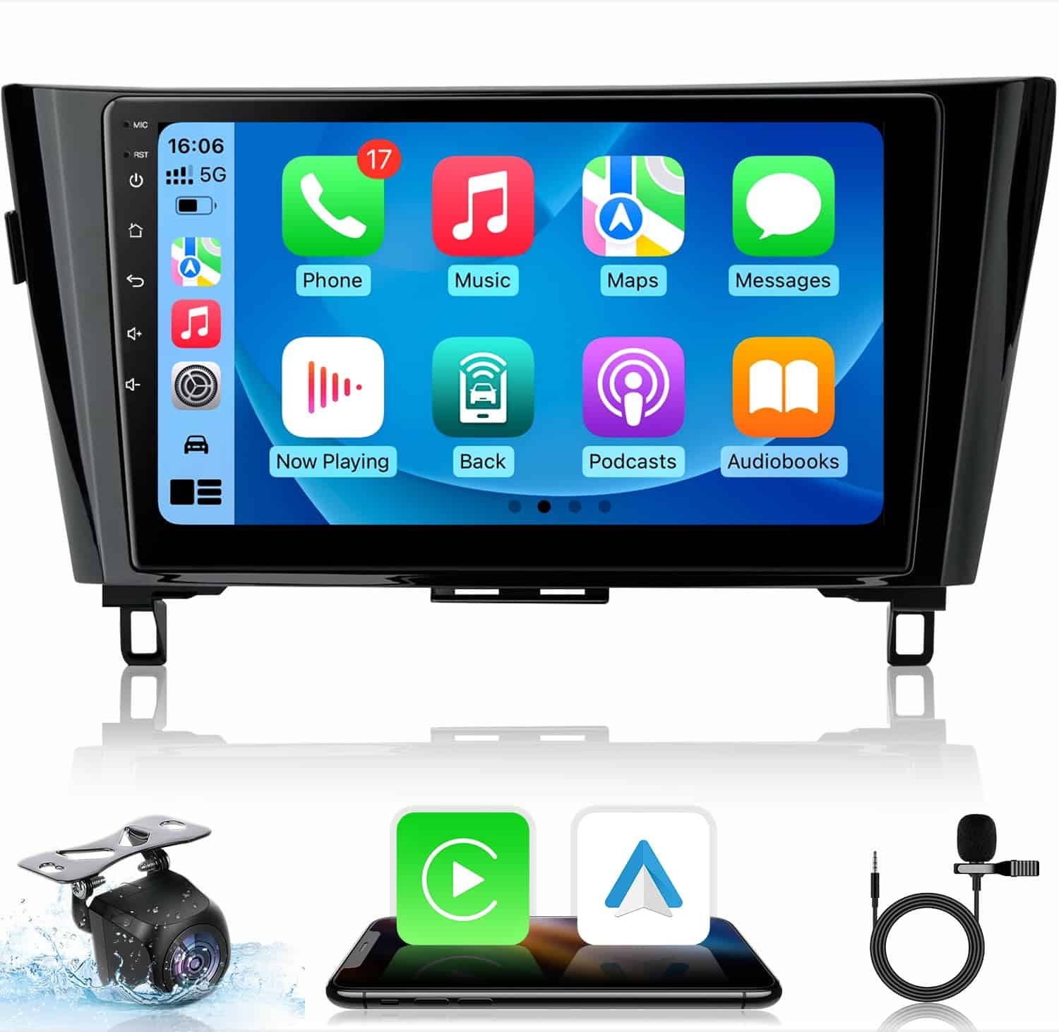 [4 Core + 64GB] Radio para Coche para Accesorios Nissan