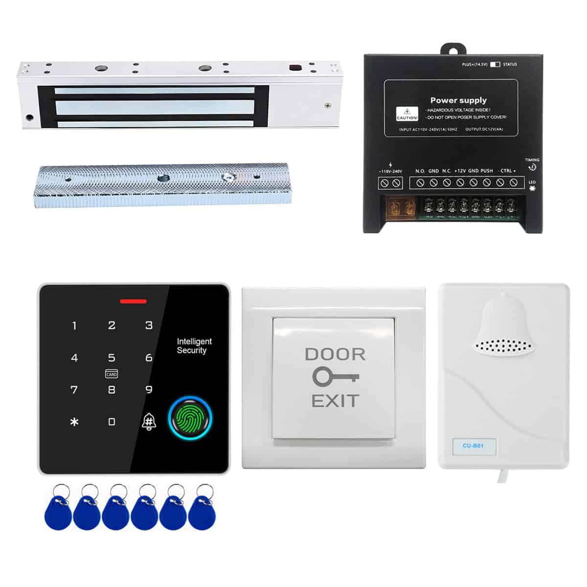 Sistema de Control de Acceso de Puerta IP67 Impermeable con