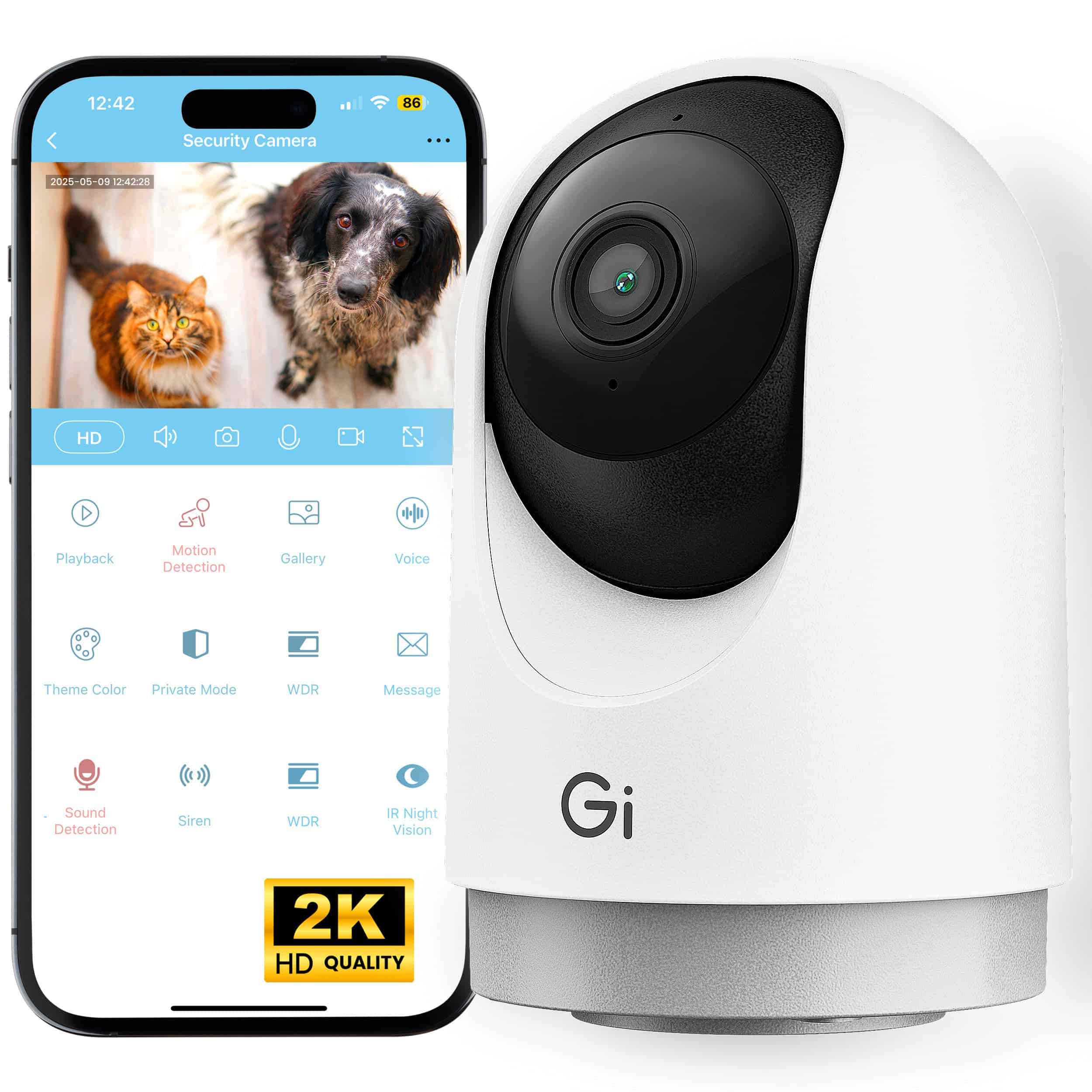 Cámaras de Interior GEARit para Seguridad en el Hogar -