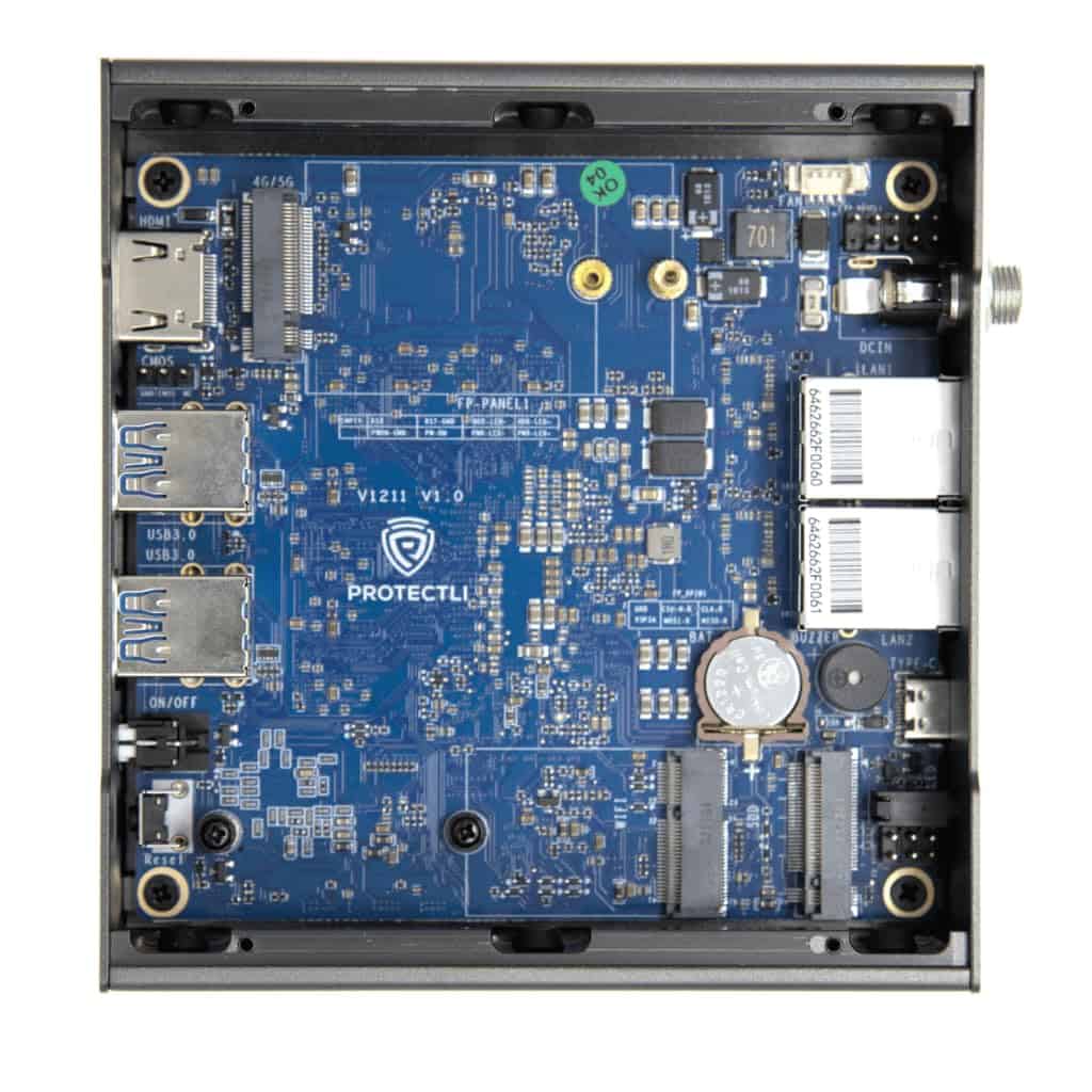 Alternative view of Protectli Vault V1211-2 Port, Micro -Grey