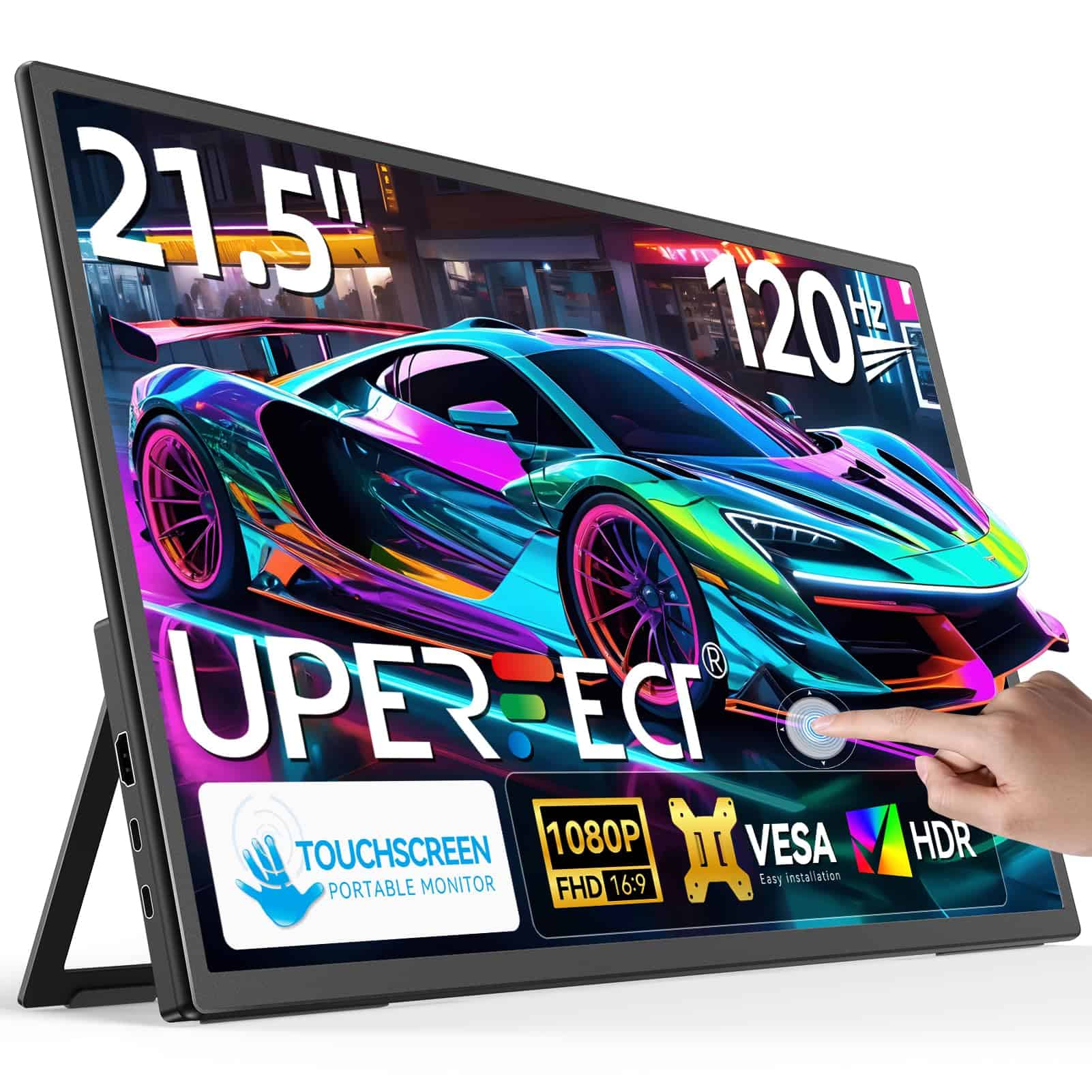 Monitor Portátil UPERFECT de 21.5 pulgadas 120HZ con
