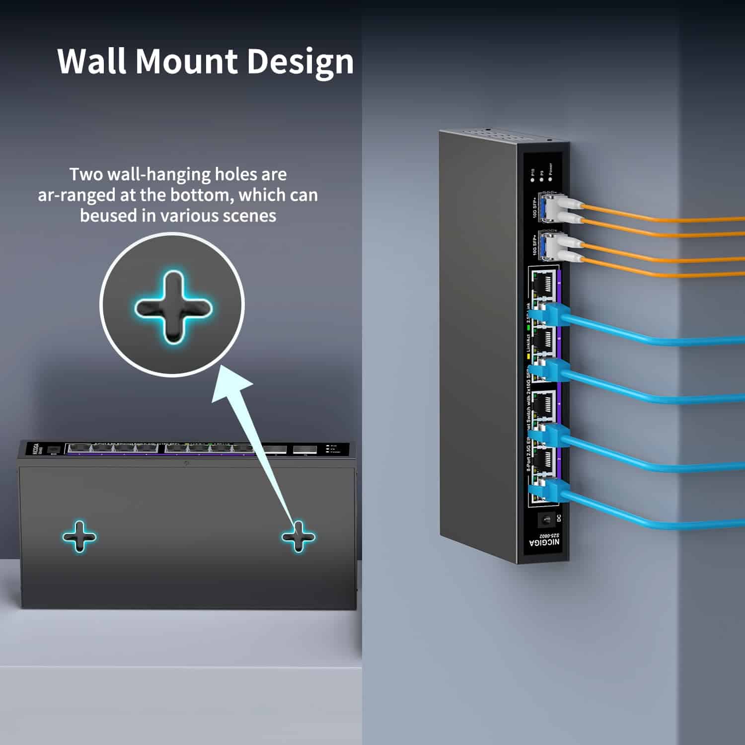 Switch Ethernet sin gestionar de 10 puertos 2.5Gb con 8 - Image 8