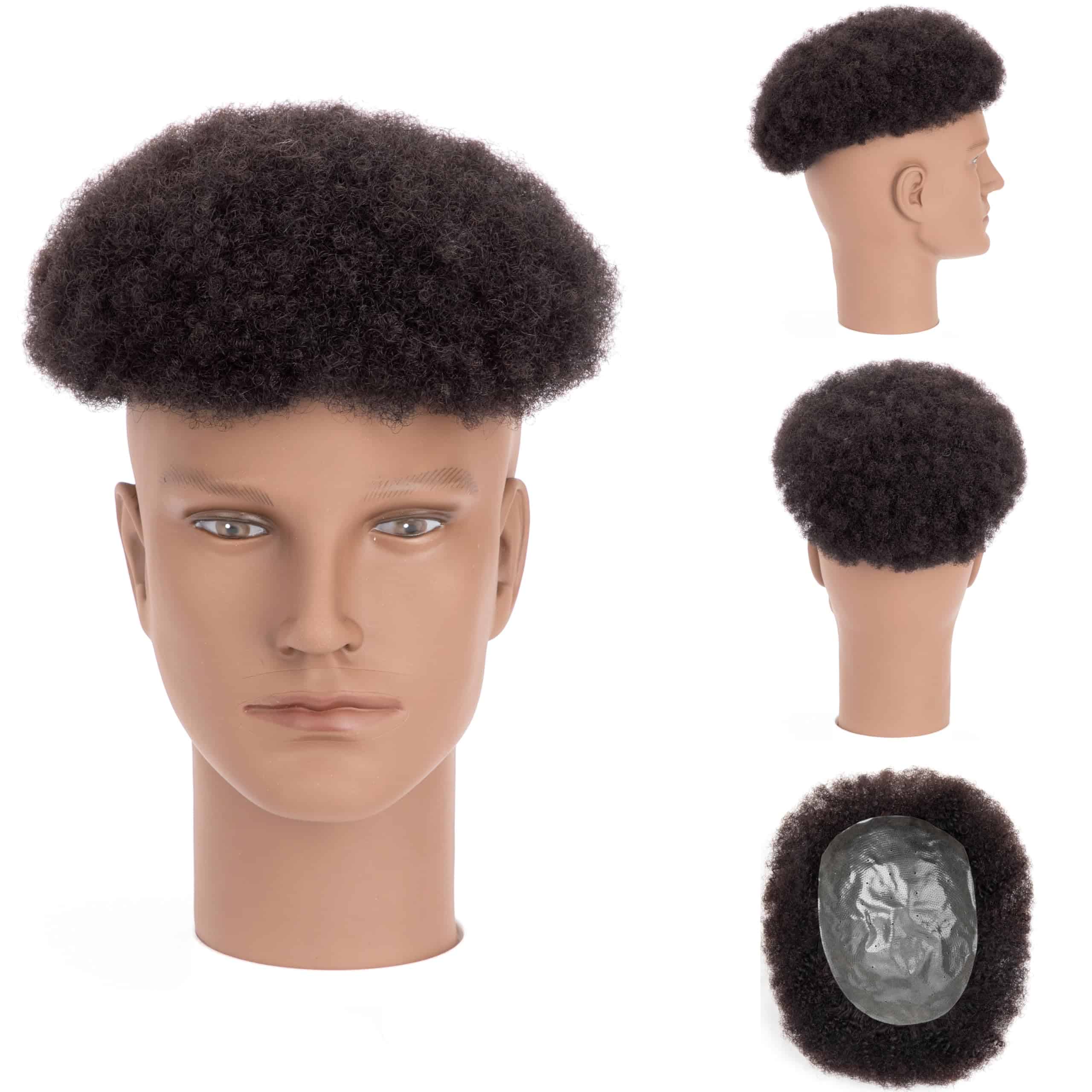 Toupee de Cabello Rizado Afro daixi originea de 5×7