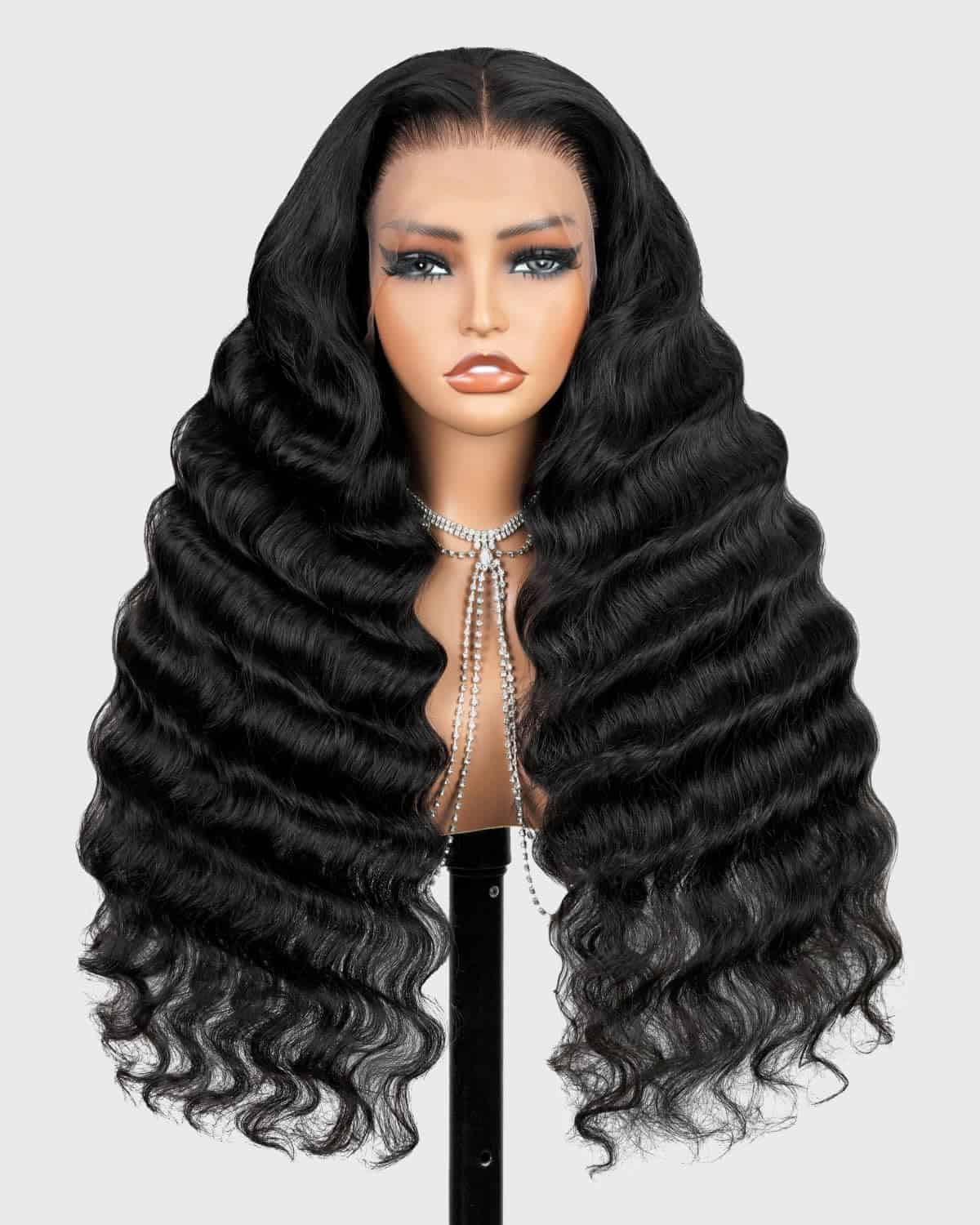 Pelucas de Encaje Frontal 13x4 de Pelo Humano Megalook 12A